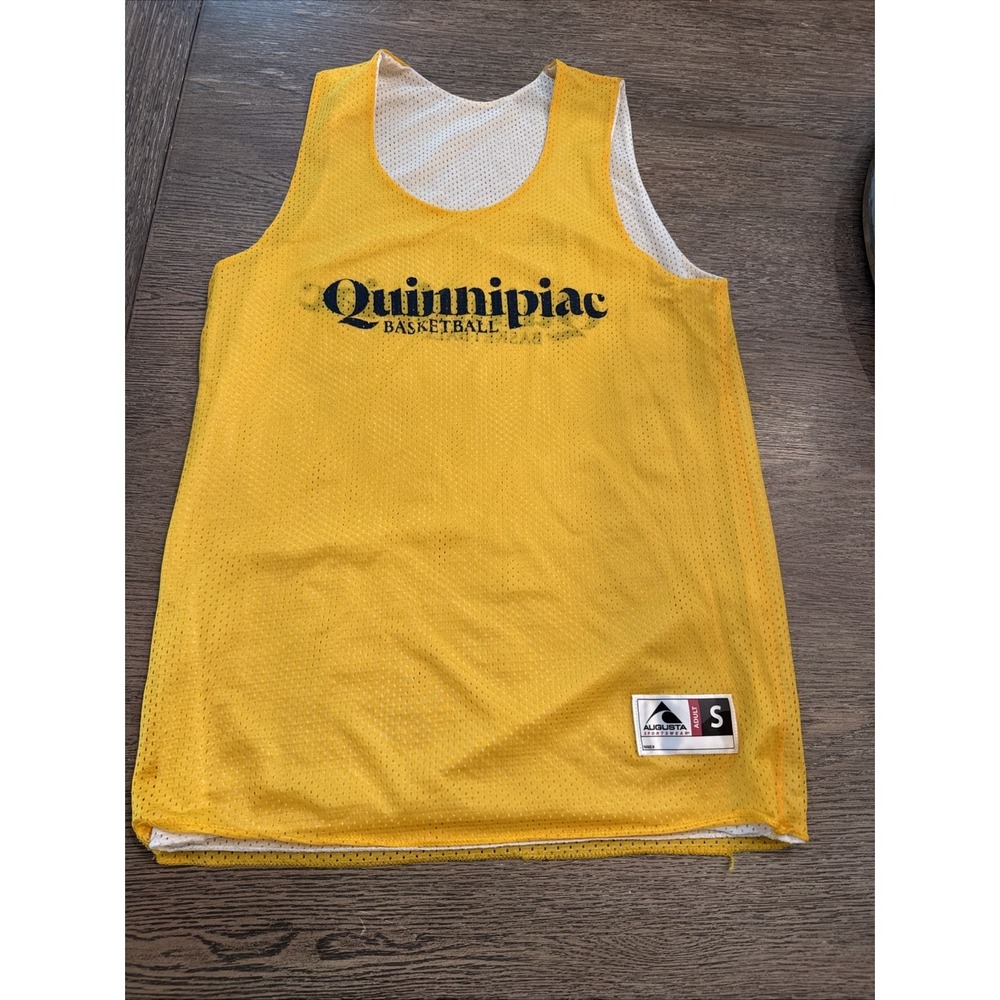 Quinnipiac University Bobcats Basketball Reversible Pinnie Jersey Size Adult S